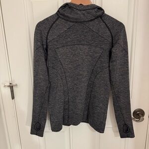 Ivivva Gray Long Sleeve Hooded Top